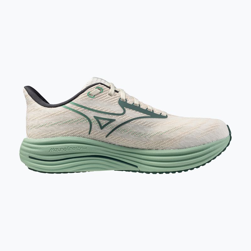 Men's running shoes Mizuno Wave Rider 29 white/bistro green/creme de me 2