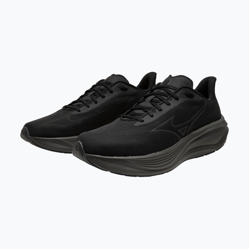 Mizuno Neo Cosmo black/iron gate/black sand running shoes 8