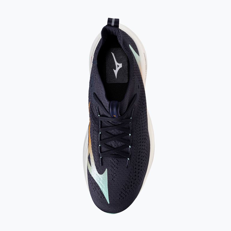 Mizuno Neo Vista 2 running shoe white/white/iris bloom baritone blue/baritone blue/tangello 12