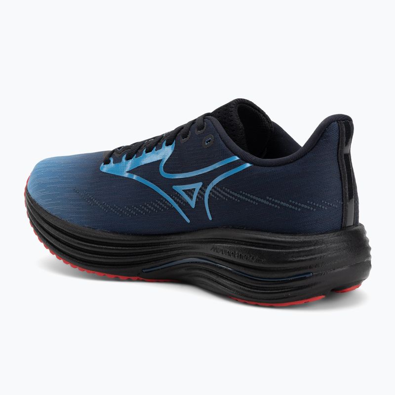 Mizuno Wave Rider 29 running shoe amsterdam black/all aboard/high risk red 3