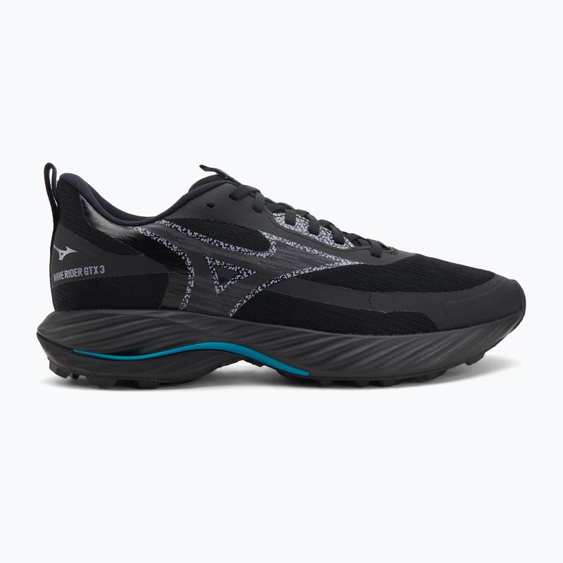 Men's running shoes Mizuno Wave Rider GTX 3 black sand/odyssey gray/capribreeze 2