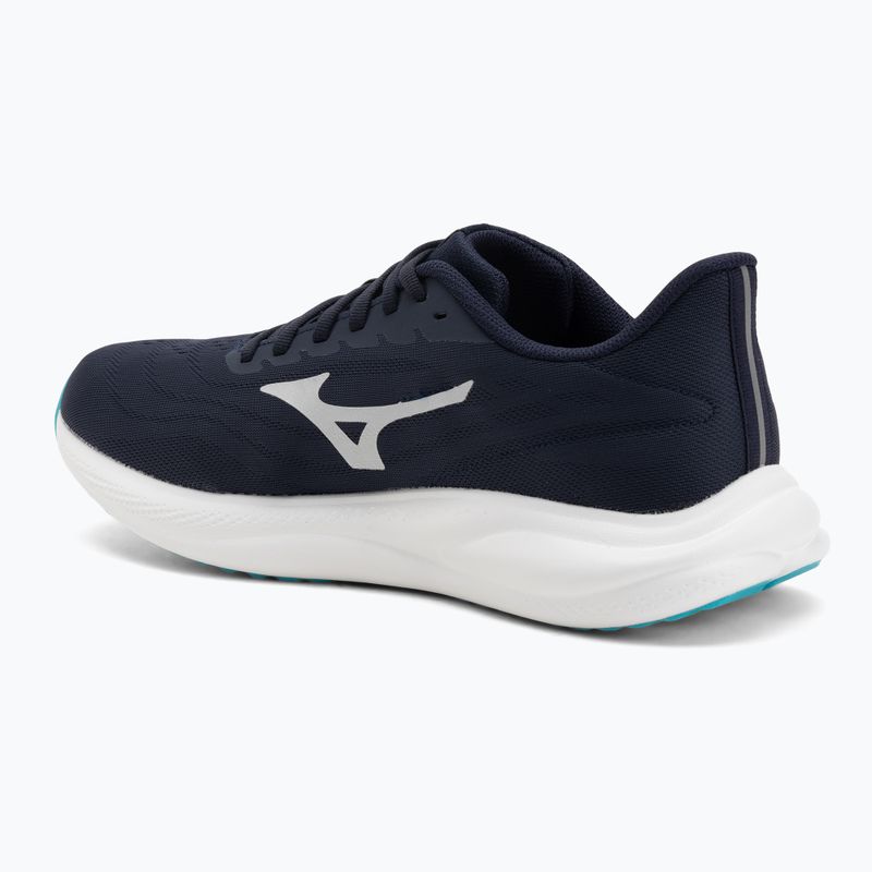 Mizuno Revolt 4 baritone blue/silver/capri bre men's running shoes 3
