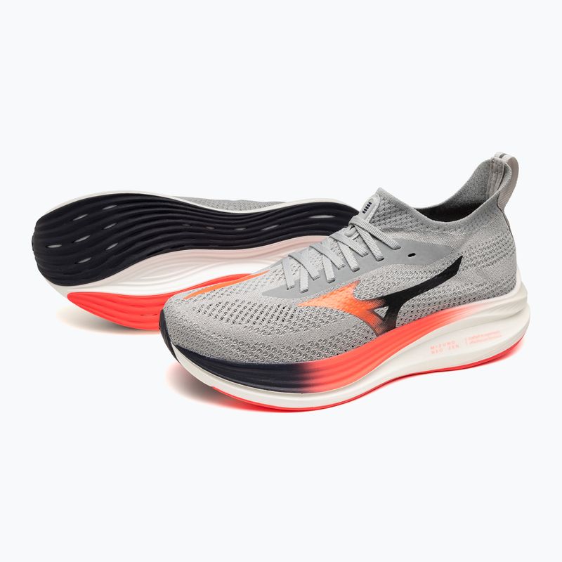 Men's running shoes Mizuno Neo Zen odyssey gray/silver/citrus 9