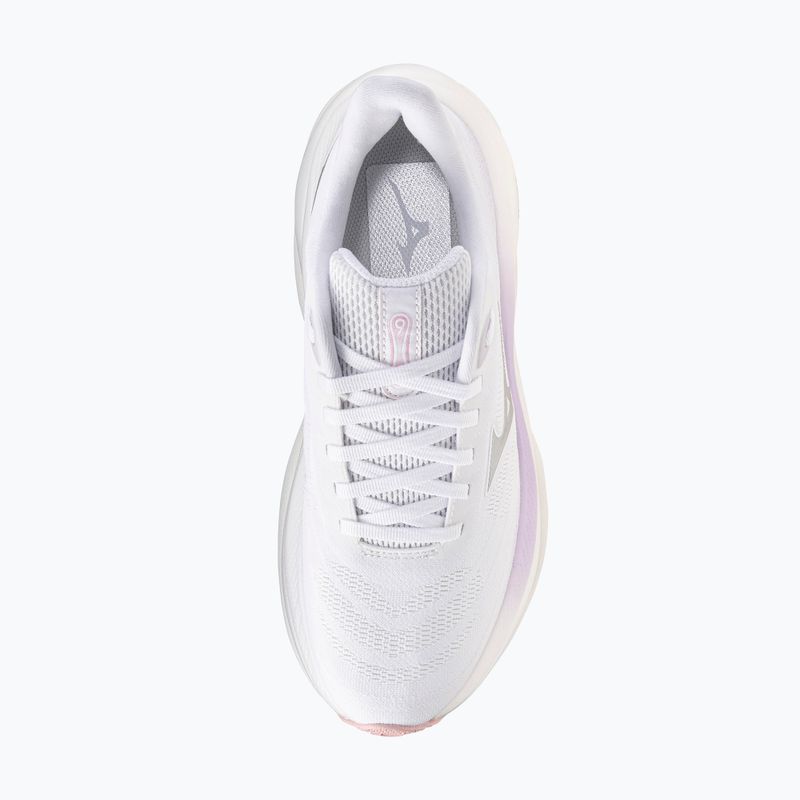 Women's running shoes Mizuno Wave Sky 9 white/silver/orchid petal 7