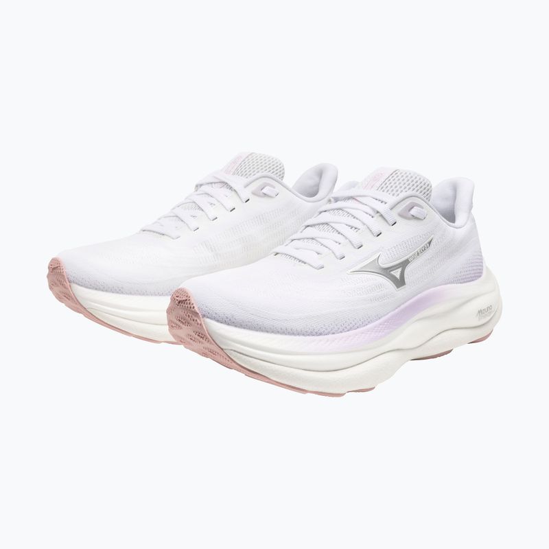 Women's running shoes Mizuno Wave Sky 9 white/silver/orchid petal 8