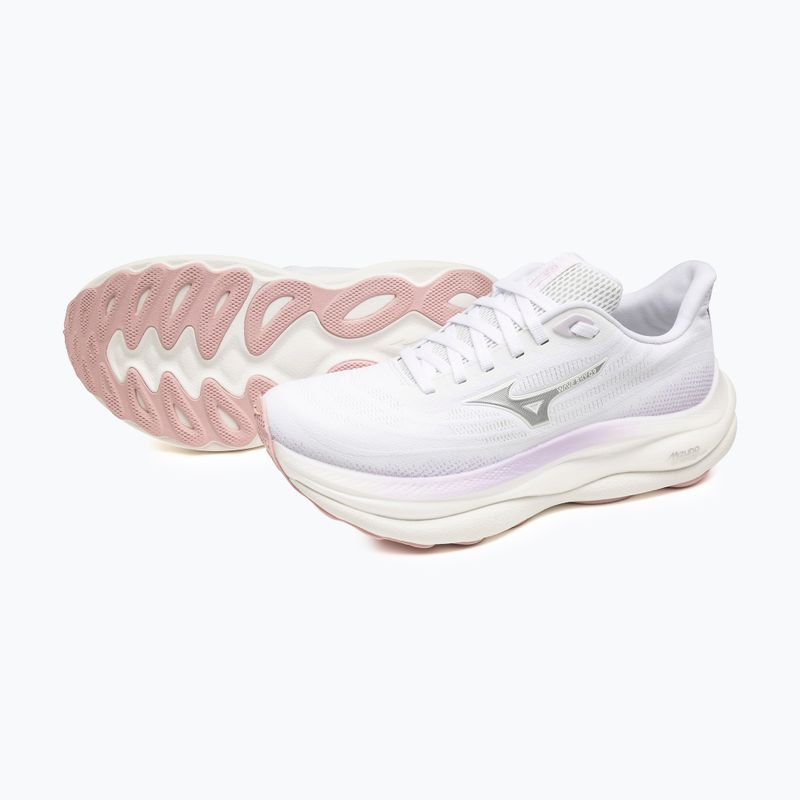 Women's running shoes Mizuno Wave Sky 9 white/silver/orchid petal 9