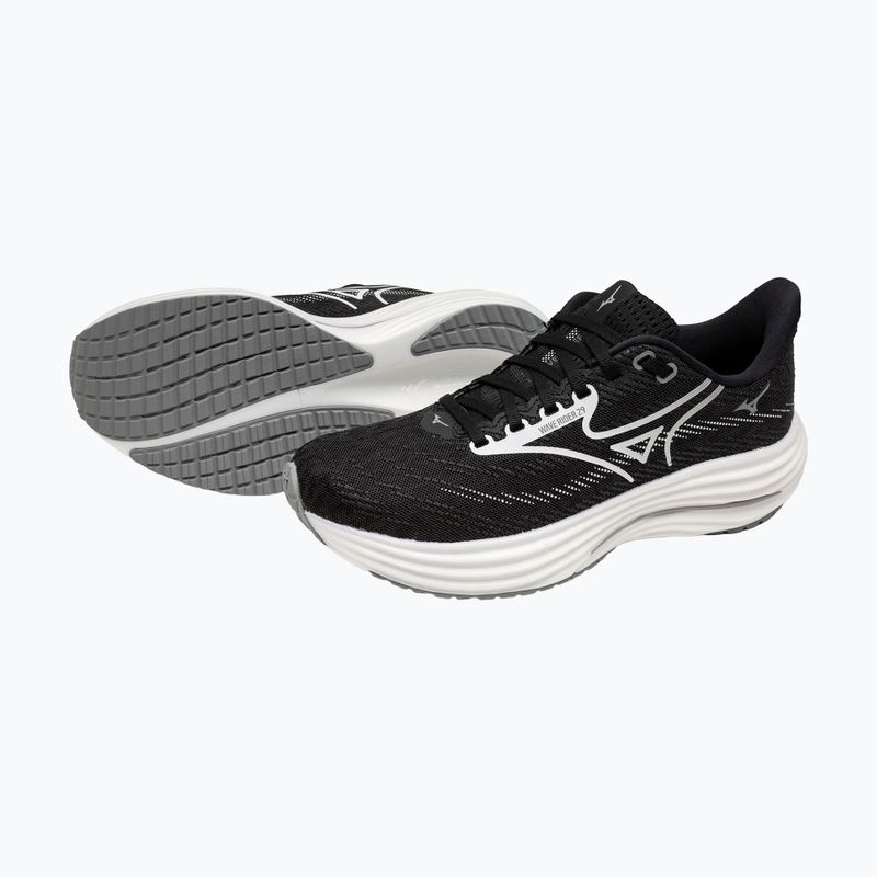 Women's running shoes Mizuno Wave Rider 29 black sand/white/black 9