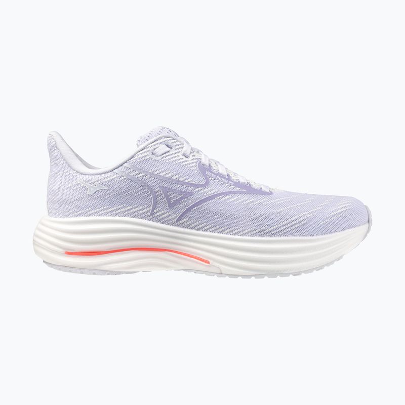 Women's running shoes Mizuno Wave Rider 29 white/icelandic blue/strikingcoral