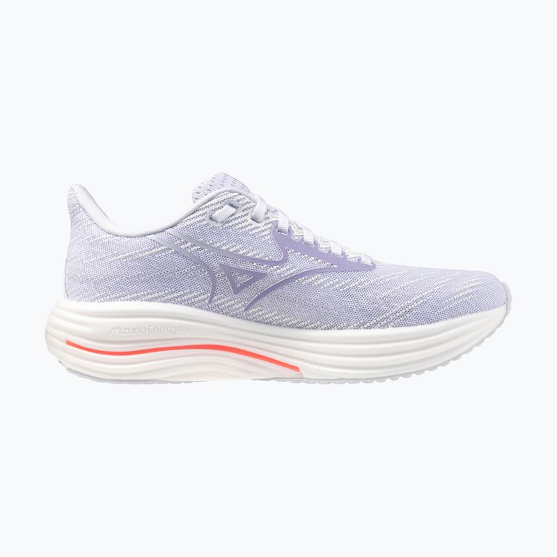 Women's running shoes Mizuno Wave Rider 29 white/icelandic blue/strikingcoral 2