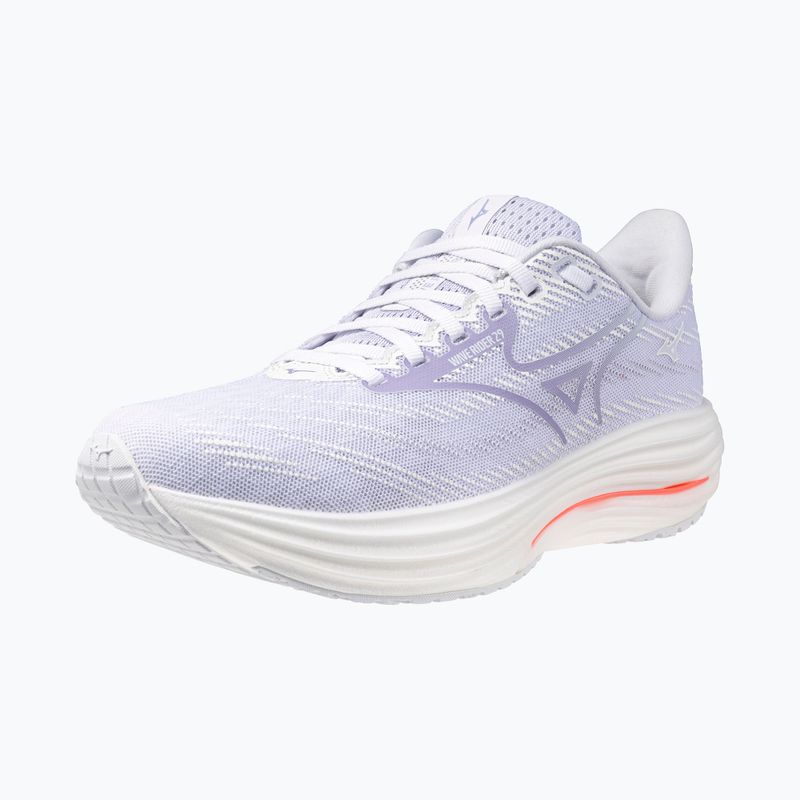 Women's running shoes Mizuno Wave Rider 29 white/icelandic blue/strikingcoral 3