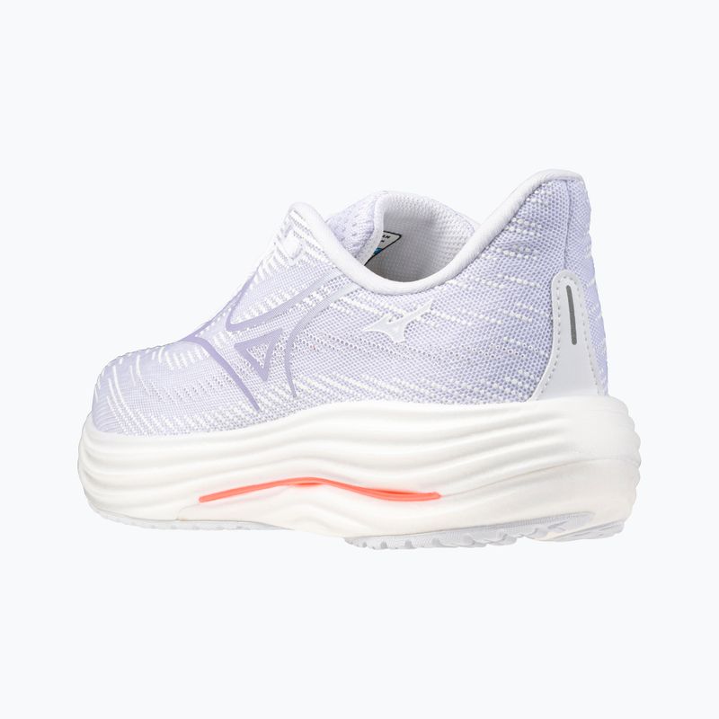 Women's running shoes Mizuno Wave Rider 29 white/icelandic blue/strikingcoral 4