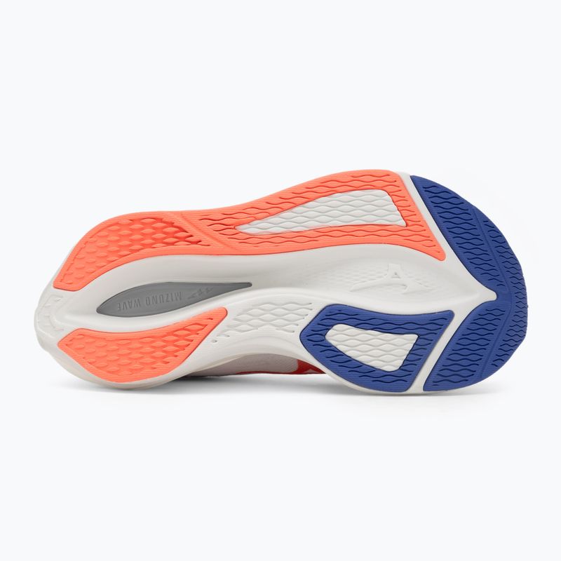 Women's running shoes Mizuno Wave Rebellion Flash 3 white/striking coral/iris bloom 4