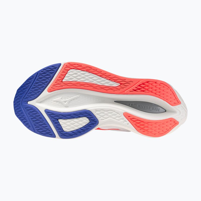 Women's running shoes Mizuno Wave Rebellion Flash 3 white/striking coral/iris bloom 13