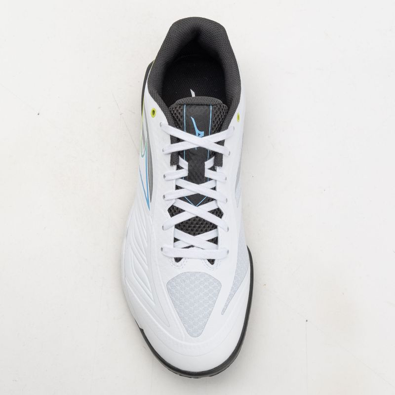 Mizuno Wave Medal 8 tennis shoes white/all aboard/black sand 5