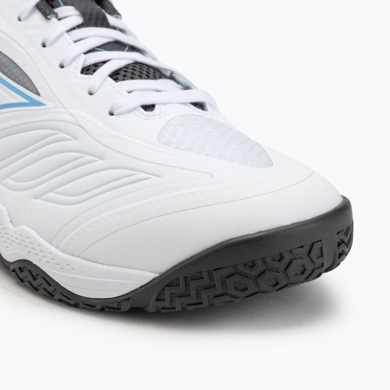 Mizuno Wave Medal 8 tennis shoes white/all aboard/black sand 7