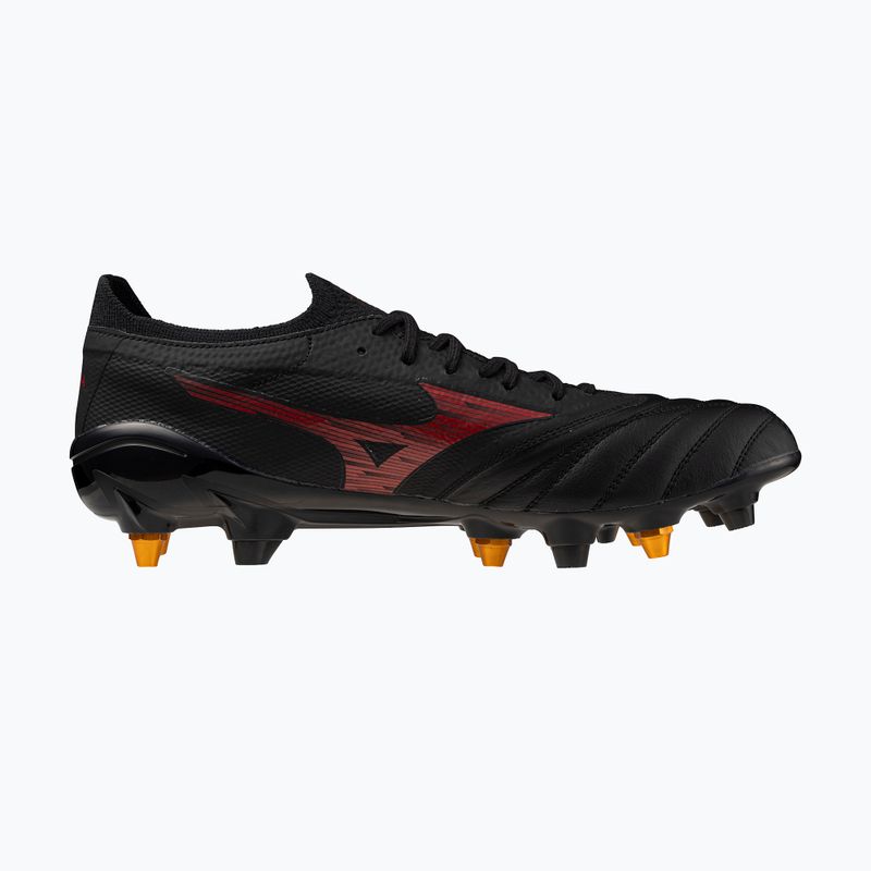 Men's Mizuno Morelia Neo IV Beta Elite Mix SG black/morelia 40th red/black football boots 2