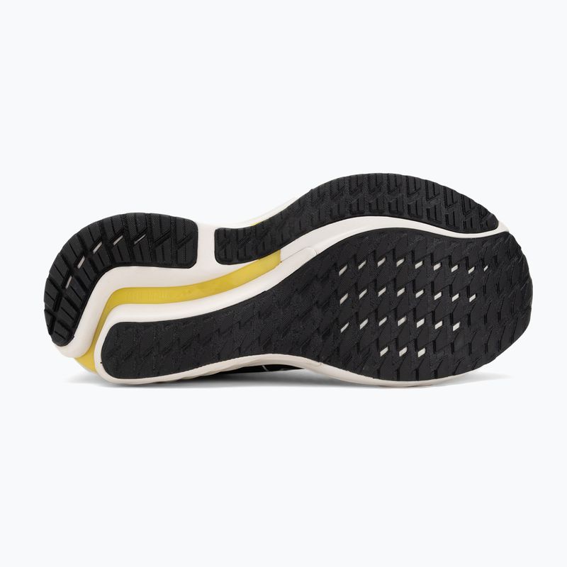 Women's running shoes Mizuno Wave Inspire 21 black/white/vibrant yellow 4