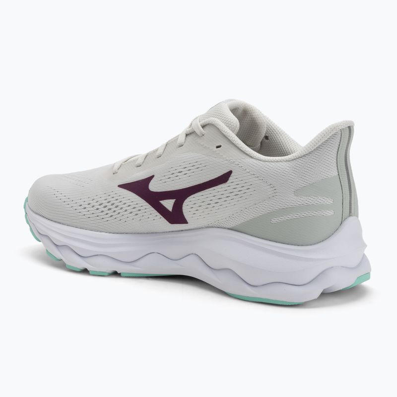 Women's running shoes Mizuno Wave Serene 2 snow white/dark purple/ice green 3