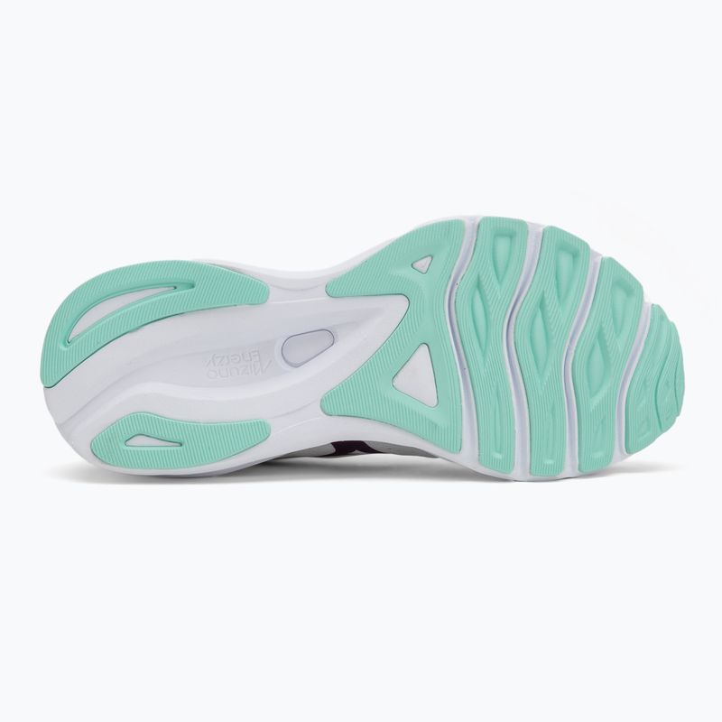 Women's running shoes Mizuno Wave Serene 2 snow white/dark purple/ice green 4