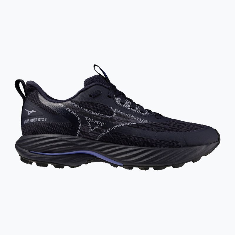 Women's running shoes Mizuno Wave Rider GTX 3 odyssey gray/icelandic blue/irisbloom