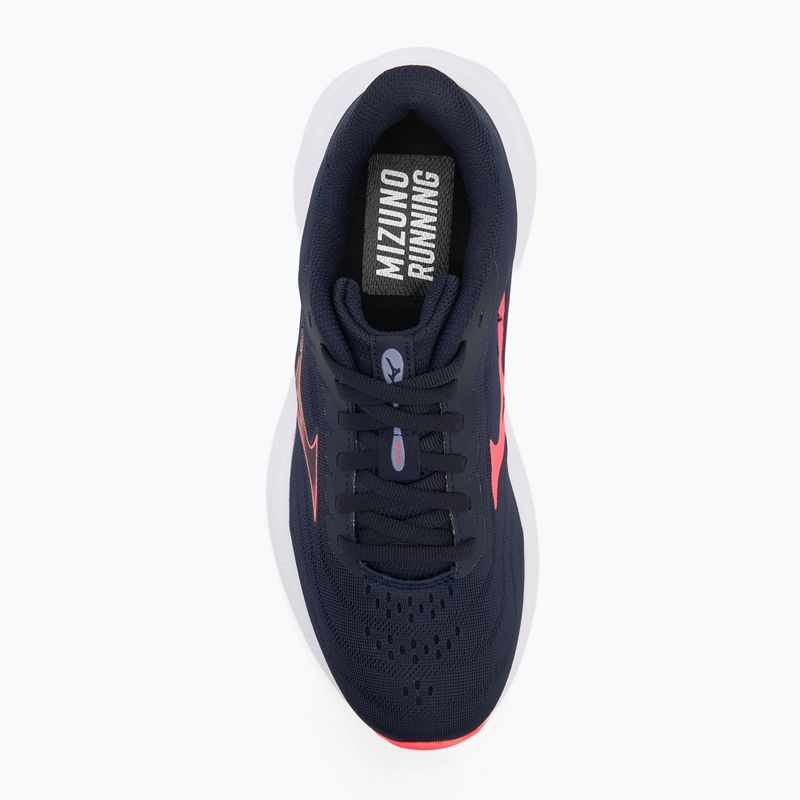 Women's running shoes Mizuno Revolt 4 baritone blue/striking coral/bluegranite 5