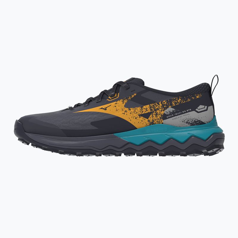 Men's running shoes Mizuno Wave Ibuki 5 GTX odyssey gray/citrus/baritone blue 8