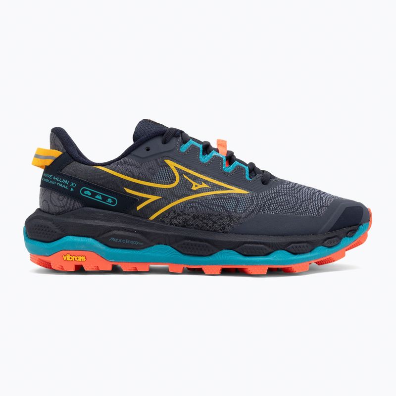 Men's running shoes Mizuno Wave Mujin 11 odyssey gray/citrus/fiery coral 2 2