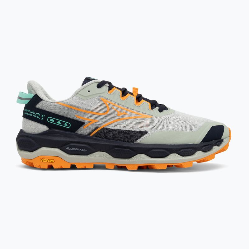 Men's running shoes Mizuno Wave Mujin 11 mercury/tangelo/tangelo 2