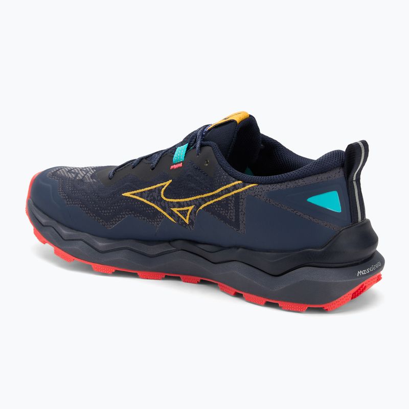 Men's running shoes Mizuno Wave Daichi 9 baritone blue/citrus/fiery coral 2 3