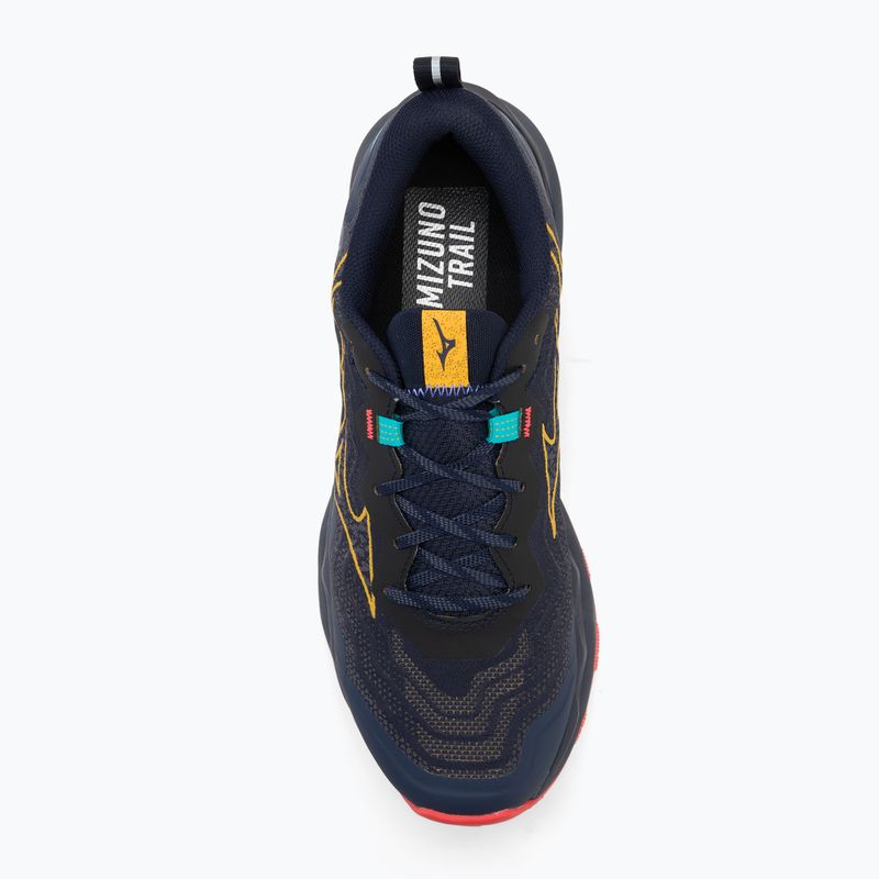 Men's running shoes Mizuno Wave Daichi 9 baritone blue/citrus/fiery coral 2 5