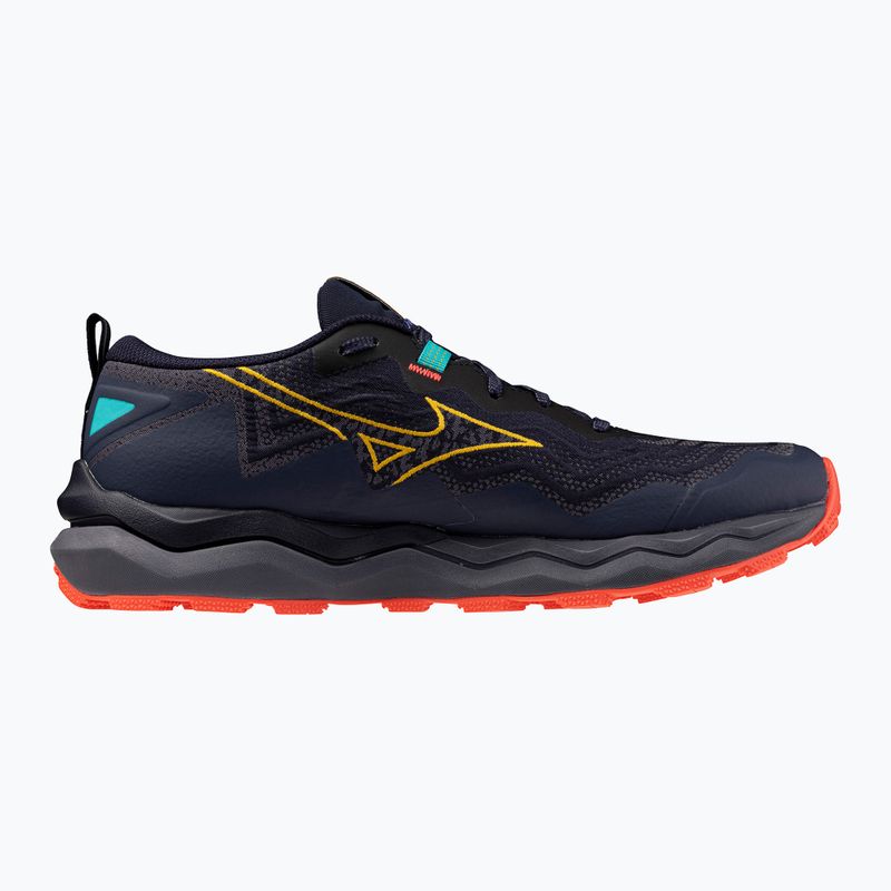 Men's running shoes Mizuno Wave Daichi 9 baritone blue/citrus/fiery coral 2 2