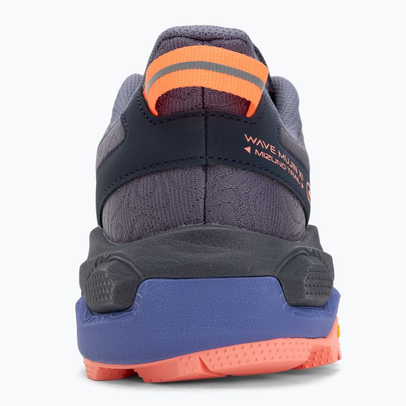 Women's running shoes Mizuno Wave Mujin 11 blue granite/silver/striking coral 6