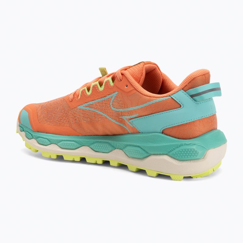 Women's running shoes Mizuno Wave Mujin 11 fresh salmon/pristine/sharp green 3
