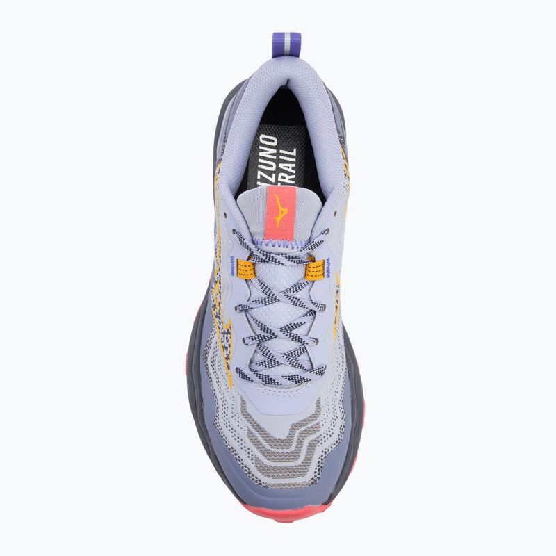 Women's running shoes Mizuno Wave Daichi 9 icelandic blue/citrus/calypsocoral 5