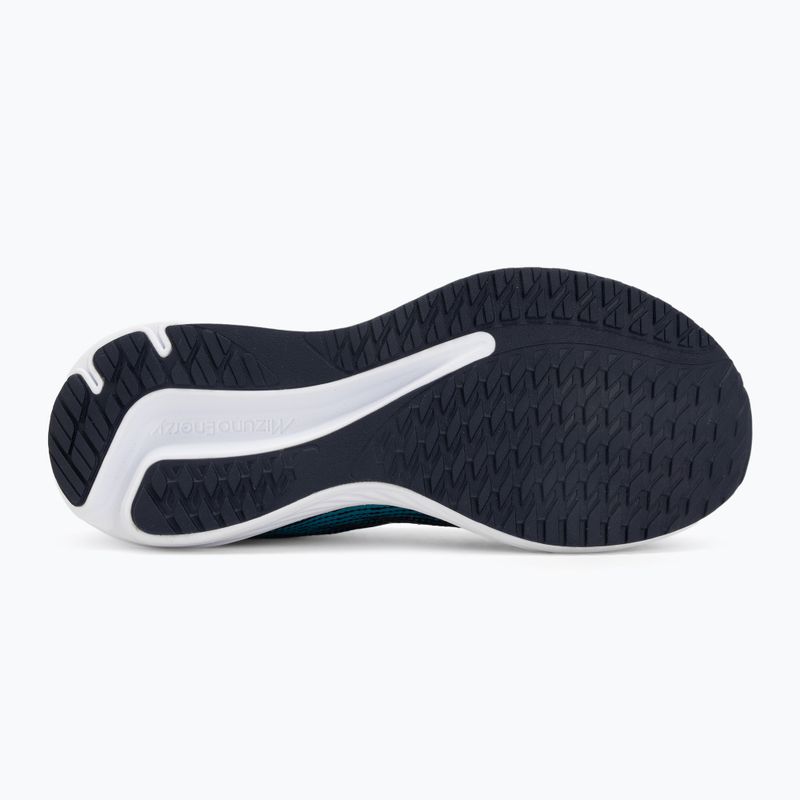 Children's running shoes Mizuno Enerzy Rider Jr baritone blue/citrus/capri breeze 4