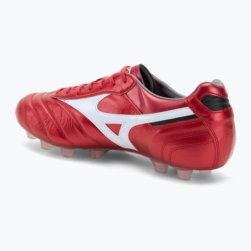 Mizuno Morelia II Japan Md red/white/black men's football boots 3