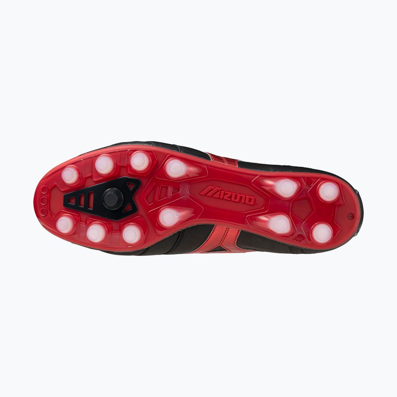 Men's Mizuno Morelia II Elite FG football boots black/morelia 40th red/black sand 11