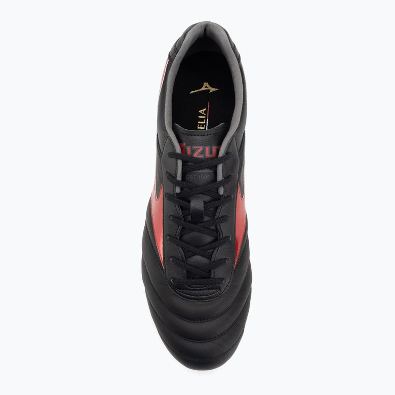 Men's Mizuno Morelia II Elite FG football boots black/morelia 40th red/black sand 5