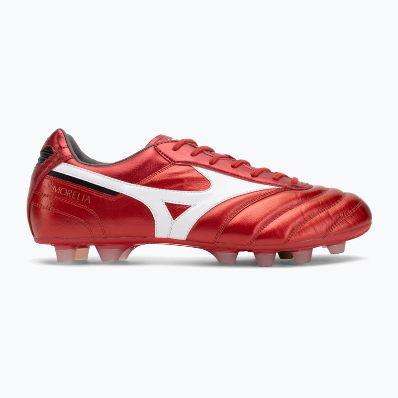 Mizuno Morelia II Elite FG men's football boots 40th red/white/black 2