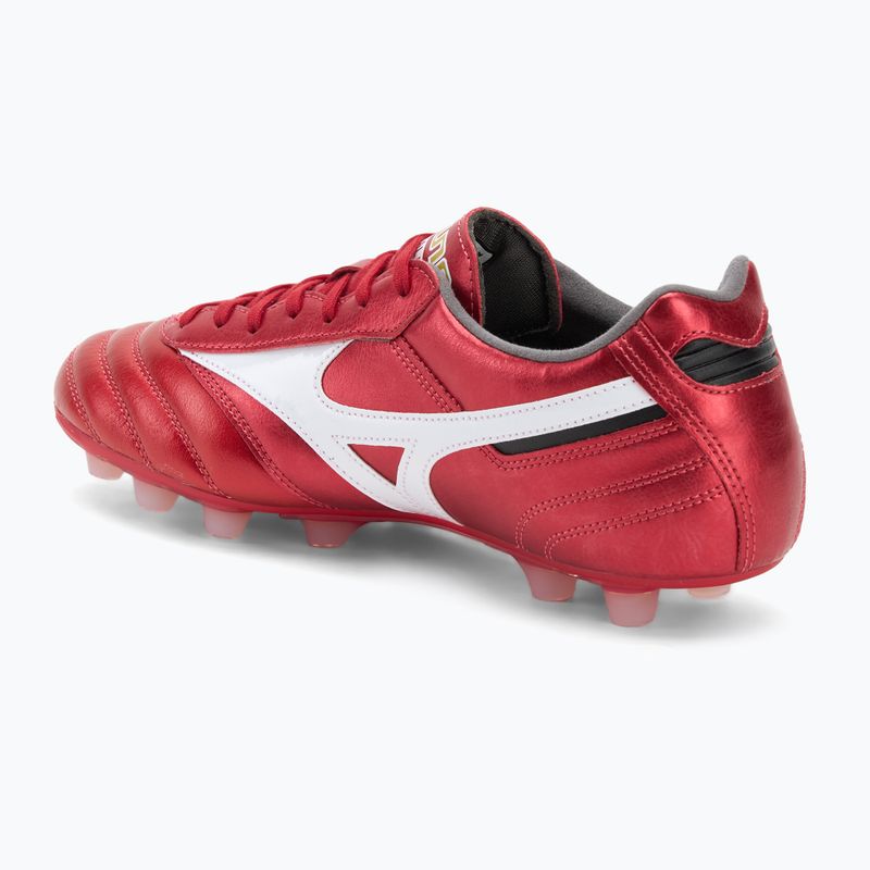Mizuno Morelia II Pro FG men's football boots 40th red/white/black 3