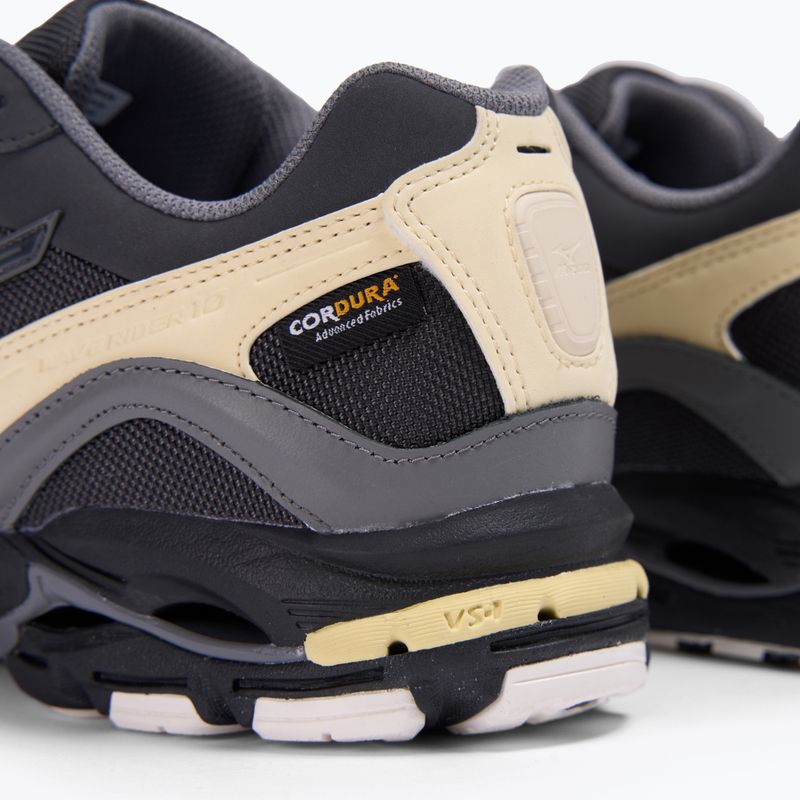Men's shoes Mizuno Wave Rider 10 Cordura black sand/quiet shade/banana crape 5