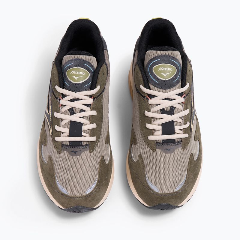 Men's shoes Mizuno Wave Rider β vintage khaki/black sand/grape leaf 4