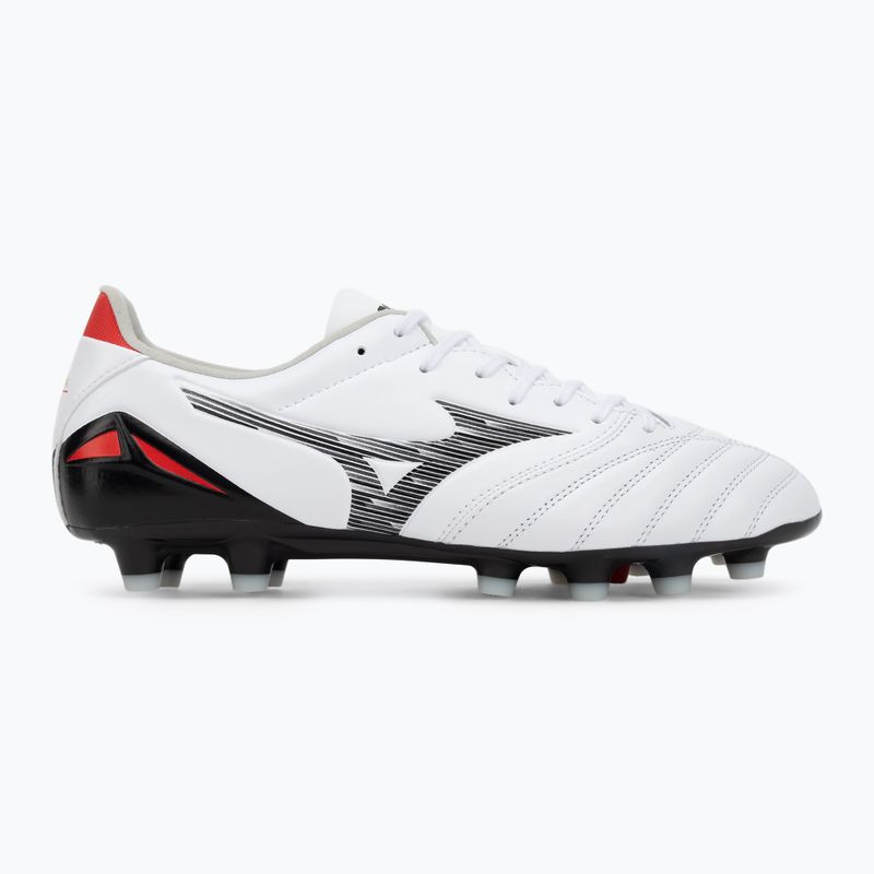Men's football boots Mizuno Morelia Neo IV Pro MD white/black/chinese red 2