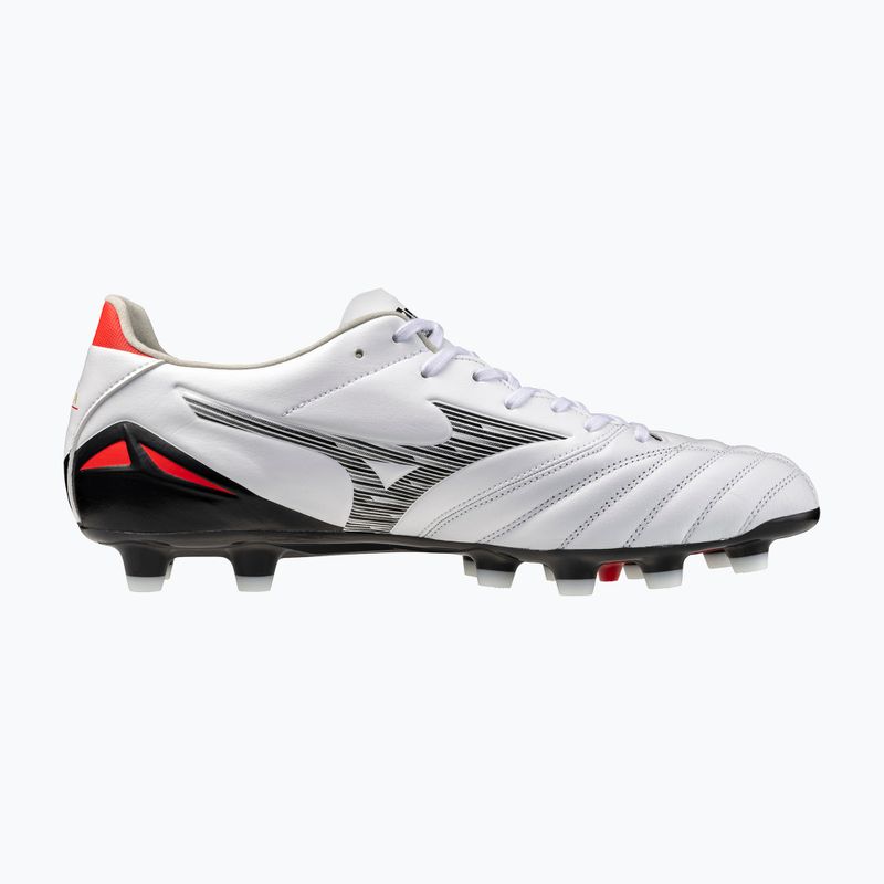 Men's football boots Mizuno Morelia Neo IV Pro MD white/black/chinese red 9