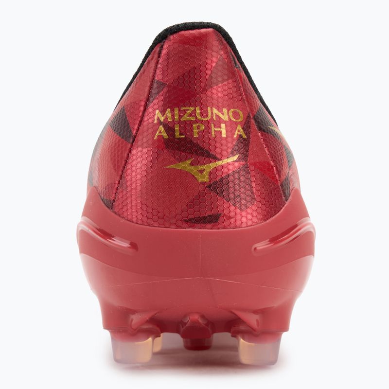 Mizuno Alpha II Select AG morelia 40th red/black/gold football boots 6
