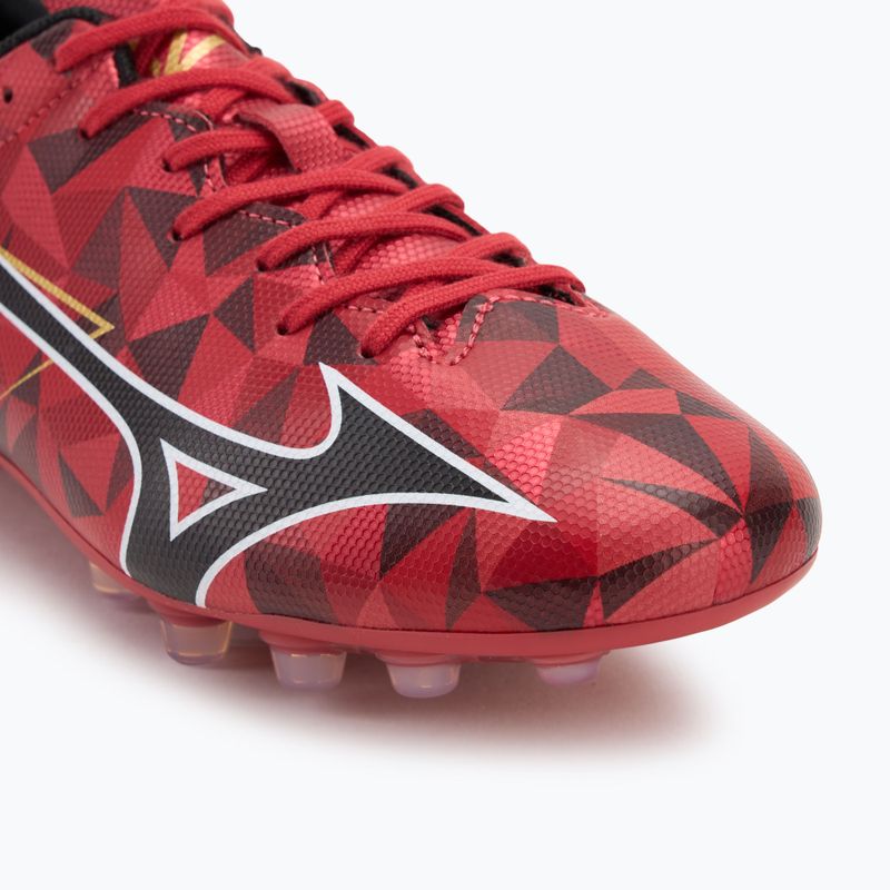 Mizuno Alpha II Select AG morelia 40th red/black/gold football boots 7