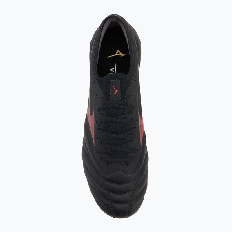 Mizuno Morelia Neo IV Β Elite MD black/morelia 40th red/black men's football boots 5