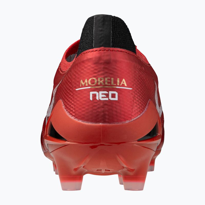 Mizuno Morelia Neo IV Β Elite MD men's football boots 40th red/white/black 10