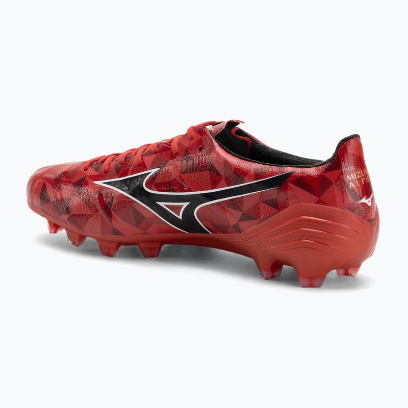 Mizuno men's football boots α II Elite Md morelia 40th red/black/gold 3