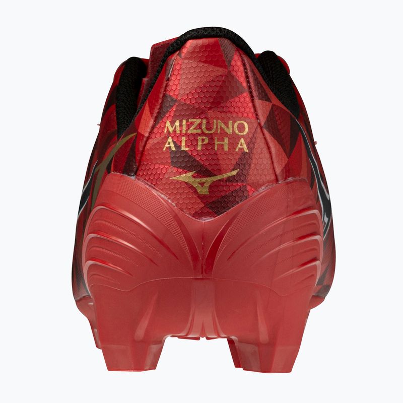 Mizuno α II Select Md morelia 40th red/black/gold football boots 3
